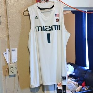 University of Miami Basketball Jersey NCAA XXL